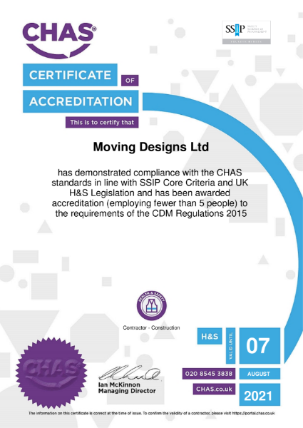 CHAS Certificate 2021