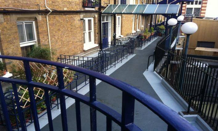 A New Slip-Resistant Walkway Waterproofing System