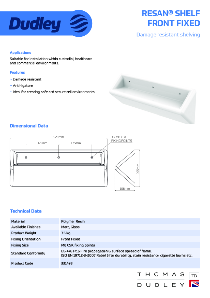 Resan® Shelf