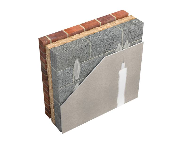 Knauf Direct Bonding: DB-12.5-WB - Wall Lining System