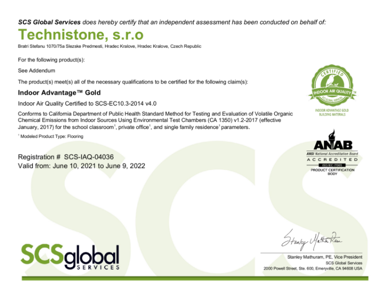 SCS Certification