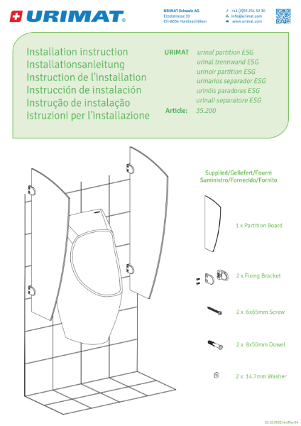 Installation Manual - ESG Partition Wall