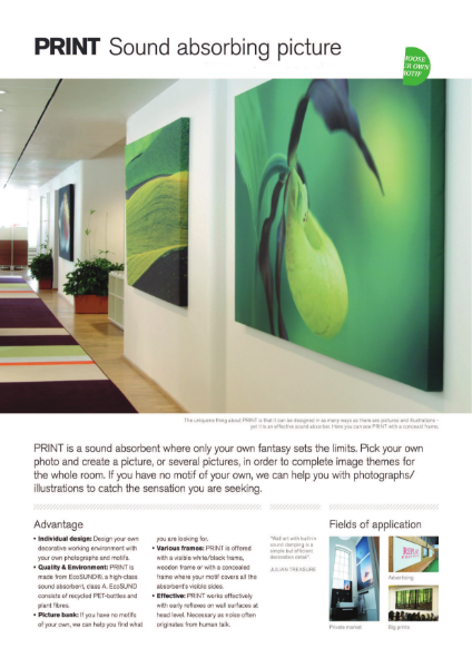 PhotoPrint Acoustic Panels