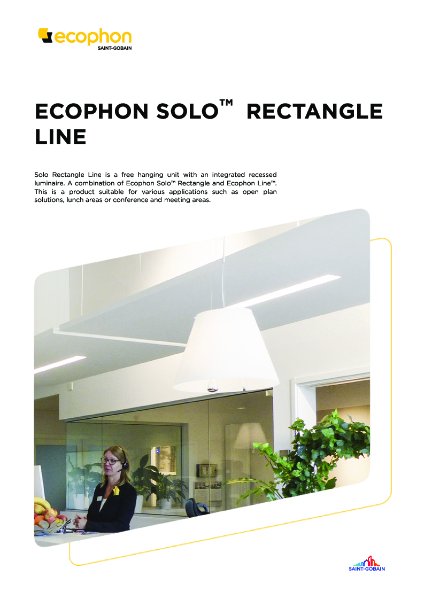 Solo Rectangle Line Data Sheet