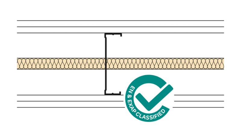 Siniat Single Frame Metal Stud Partition CS14R-215Md-25G - Metal Stud Partitioning