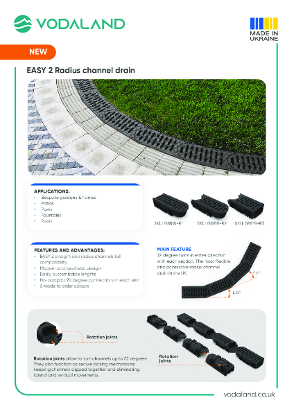 EASY 2 Radius channel brochure