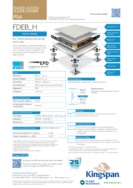 FDEB_H Product Datasheet (GB)