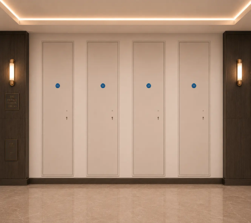 Metal Riser Door Fire Rated From Both Sides with Picture Frame - R51 Range - Access Panel
