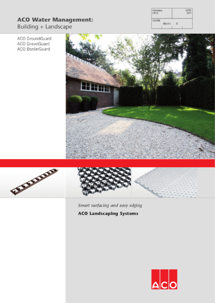 ACO Landscaping Systems brochure