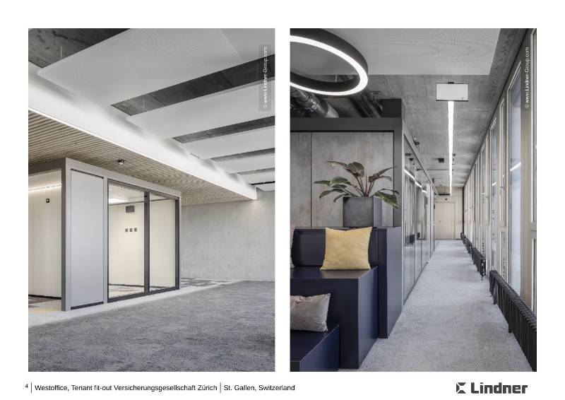 Westoffice, Tenant fit-out Insurance company Zurich -> Room-in-Room -> Partitions