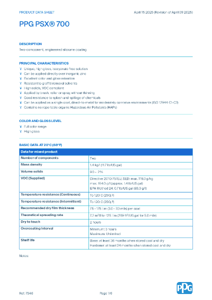 PPG PSX® 700