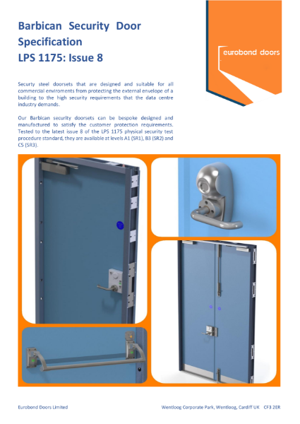 Barbican Security Door Data Sheet