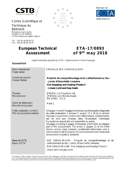 European Technical Approval (ETA)