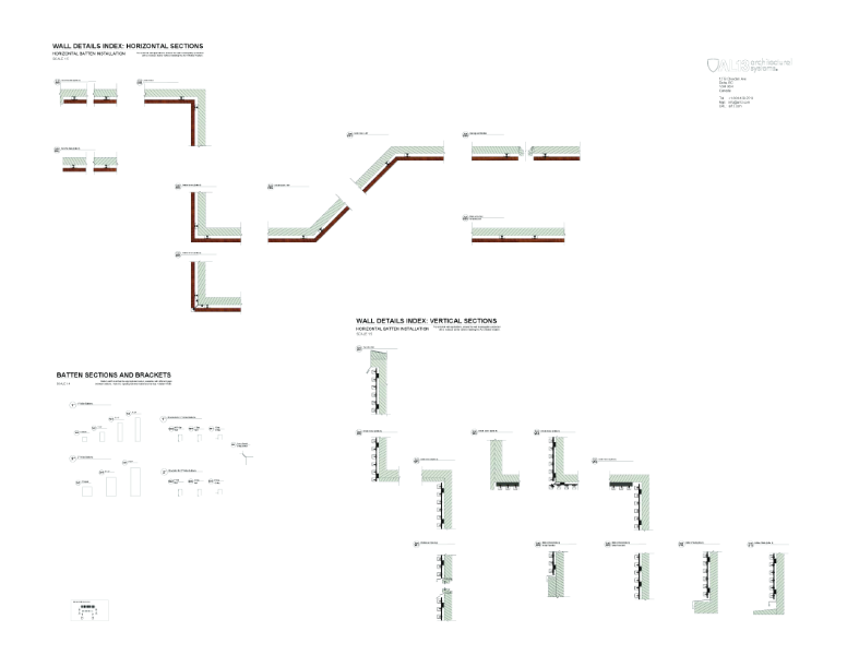 AL13 Batten System Wall Details Horizontal Installation Guide