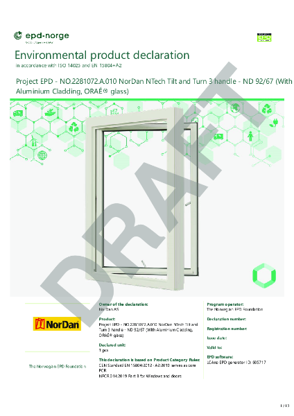 NTech One Side Hung EPD