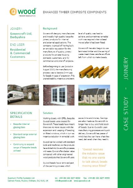 Gowercroft Qwood Case Study