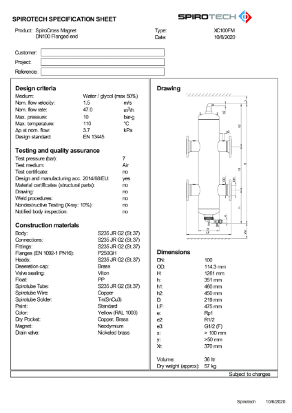 SpiroCross - XC100FM