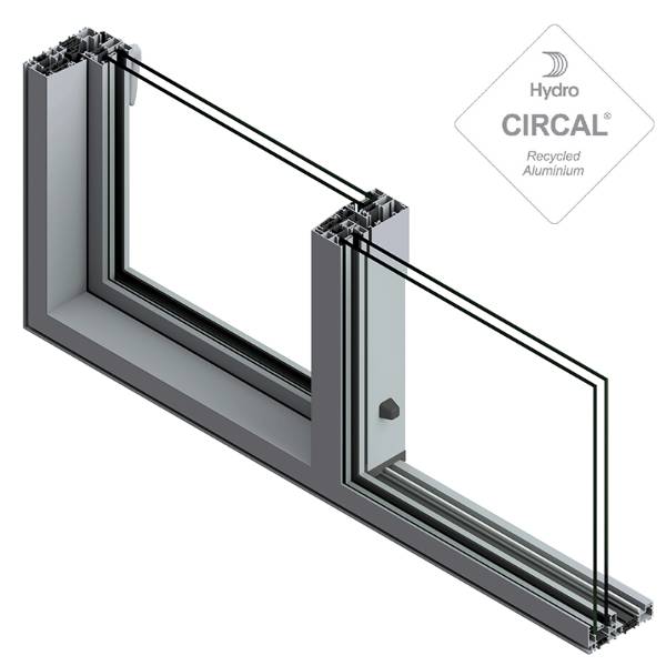 Aluminium Pull / Slide Door - TIGAL  - Sliding door