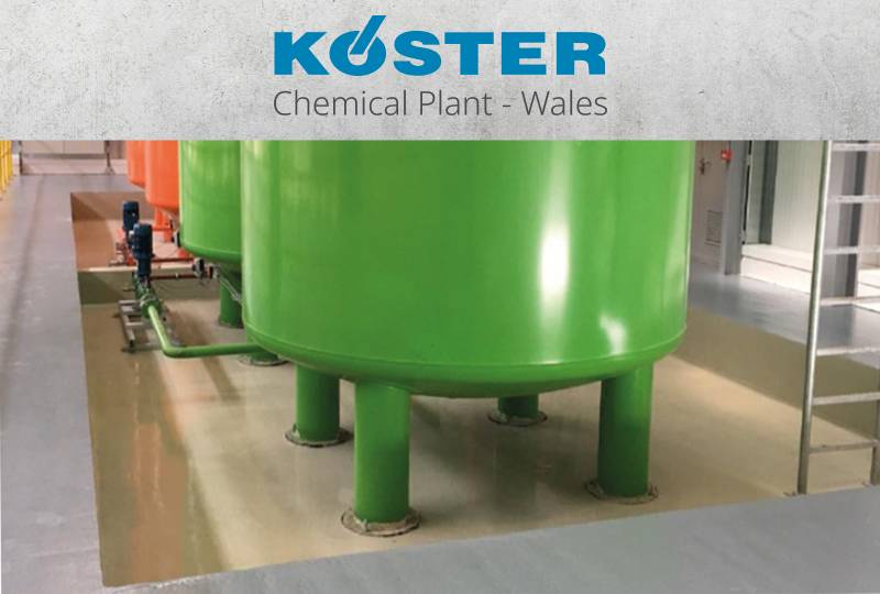 Koster Flooring Systems - Protection to Concrete bund