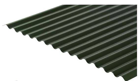 13/3 Corrugated 0.5 PVC Plastisol Coated Roof Sheet - Corrugated Roof Sheet