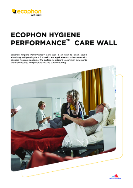 Ecophon Hygiene Performance Care Wall