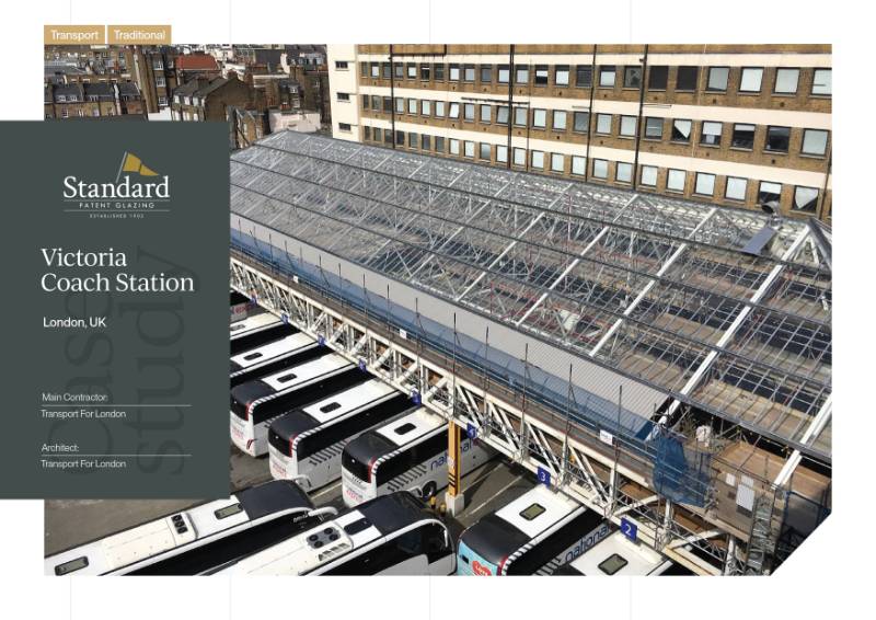 Roof Patent Glazing at Victoria Coach Station, London