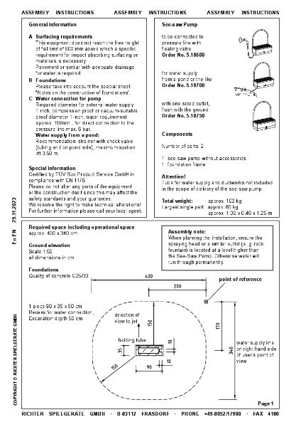 M5.18600En-EN - Assembly Instructions