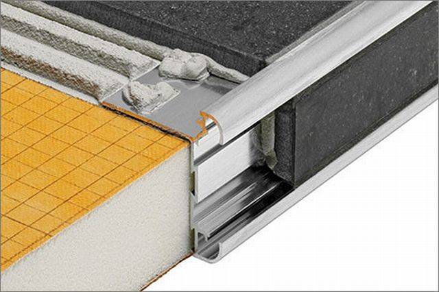 Schlüter®-RONDEC-STEP-CT - Worktop Profile