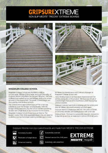 Decking Case study - Gripsure Xtreme