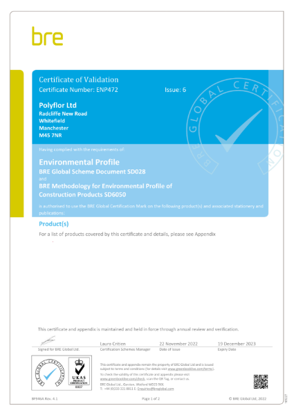 BRE Global : ENP 472