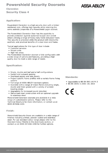 Class 4 - Powershield Security Doorsets