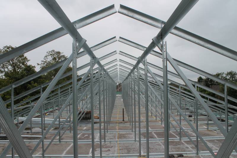 Framed roof structure systems