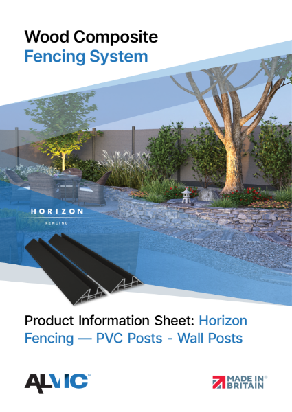 PVC Wall Posts - Horizon Fencing Range - Product Information Sheet