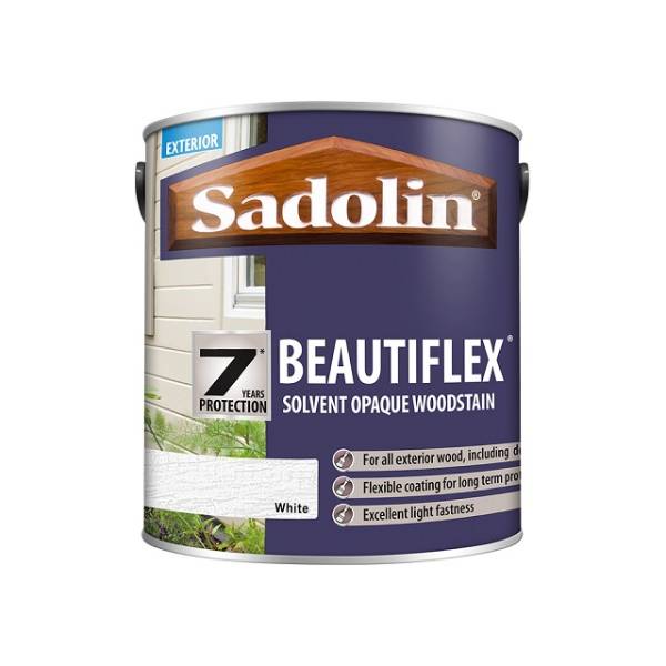 Crown Trade Sadolin Beautiflex® Solvent Opaque Woodstain
