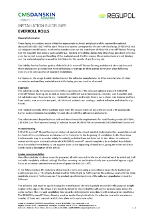 REGUPOL everroll Rolls - IG-en-UK Release 28 01 2026