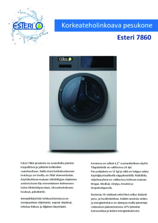 Esteri 7860 esite