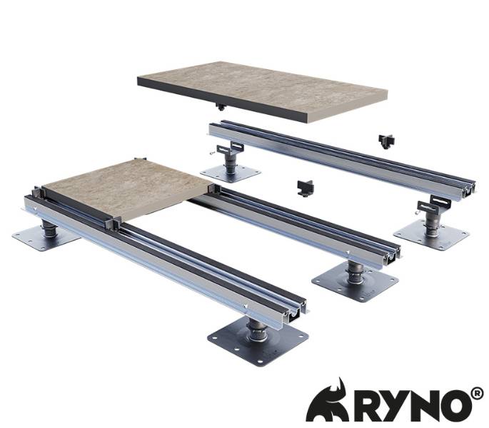 TerraSmart® Single Rail, Rail Paving System - Non-combustible