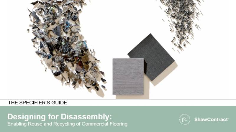 Designing for Disassembly: Enabling Reuse and Recycling of Commercial Flooring