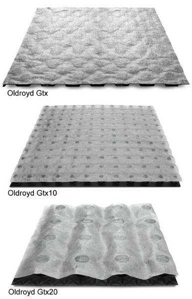 Oldroyd Gtx/ Gtx10/ Gtx20 - Versatile Geotextile Waterproofing Layer for Vertical and Horizontal Surface Application