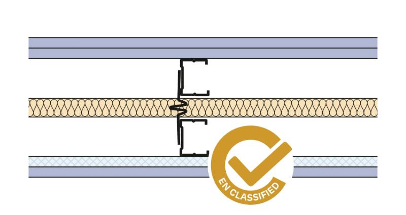 Siniat Twin Frame Metal Stud Partition Twin(AB)-CS50R-215dB#15Sx15dB-25G(200)