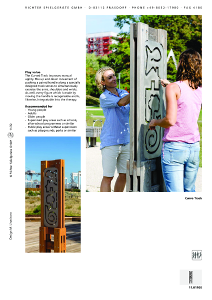 11.01100 - Curve Track - Datasheet