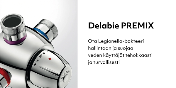 Delabie PREMIX -vedensekoitusventtiilit