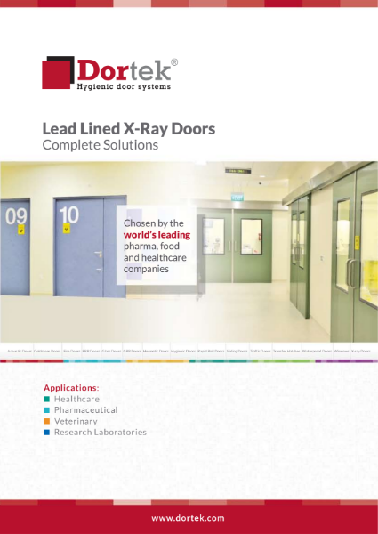 9.5. Hygienic Lead Lined X-Ray Doors