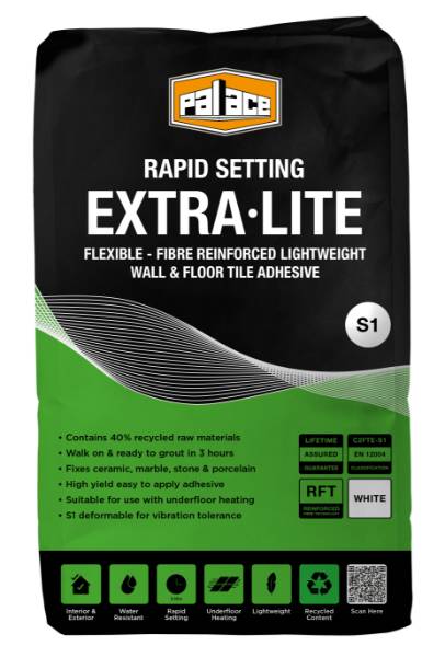 Palace Extra-Lite Fast Set S1 Tile Adhesive - Tile Adhesive