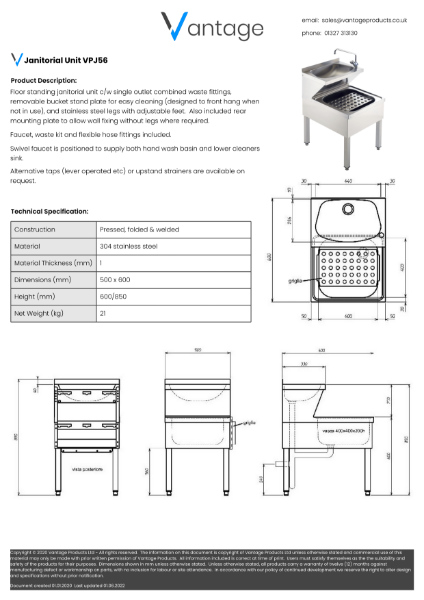 Product Data Sheet - VPJ56