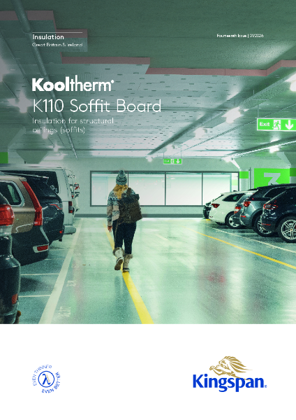 Kingspan Kooltherm K110 Soffit Board brochure