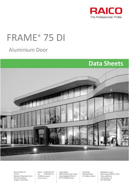 FRAME+ 75 DI Door