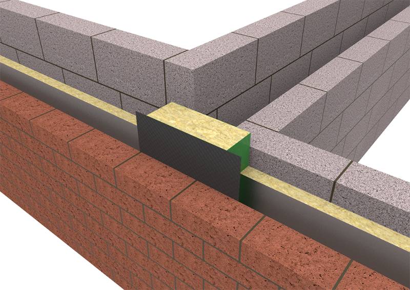Party Wall DPC - Cavity Barrier for Masonry Wall Junction