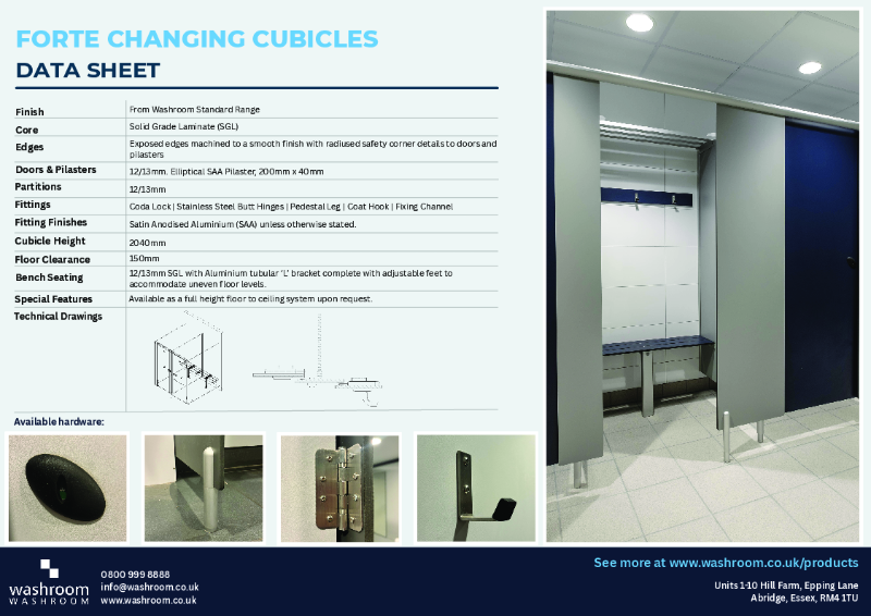 Forte Changing Cubicles