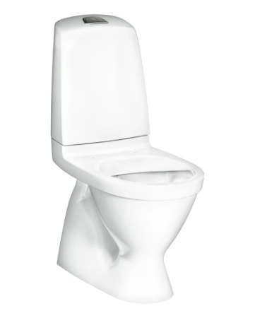 Gustavsberg Gulvstående Toaletter - Gulvtoalett Nautic 1500 Skjult S-Lås, Hygienic Flush